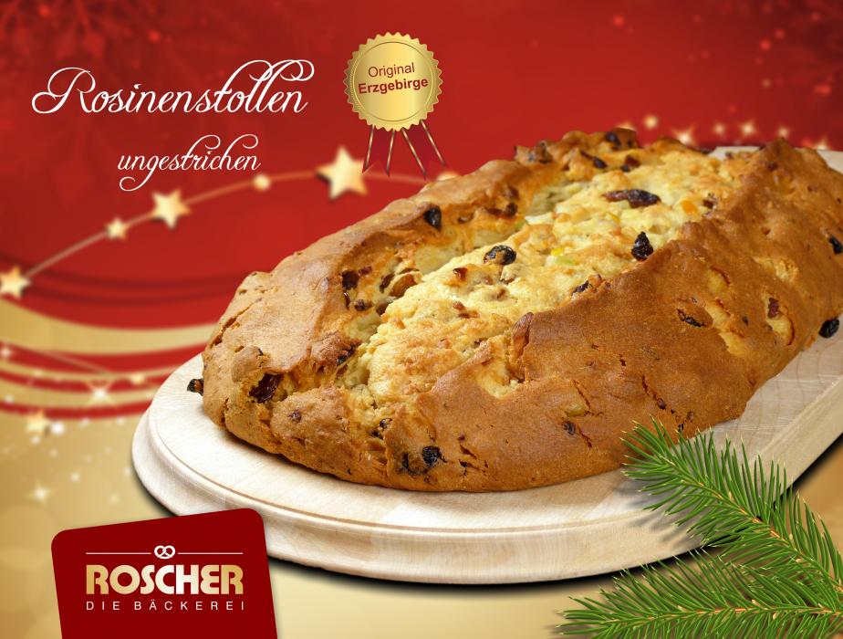 Rosinenstollen ungestrichen 1250g 