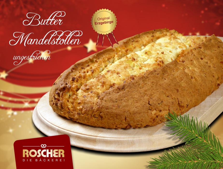Buttermandelstollen ungestrichen 1250g