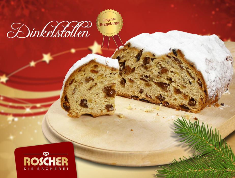 Dinkelstollen mit Dekorpuder 1250g 