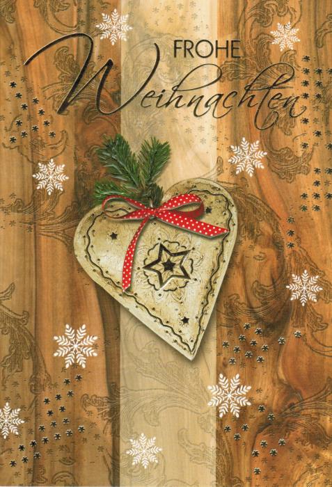 Grußkarte "Frohe Weihnachten"