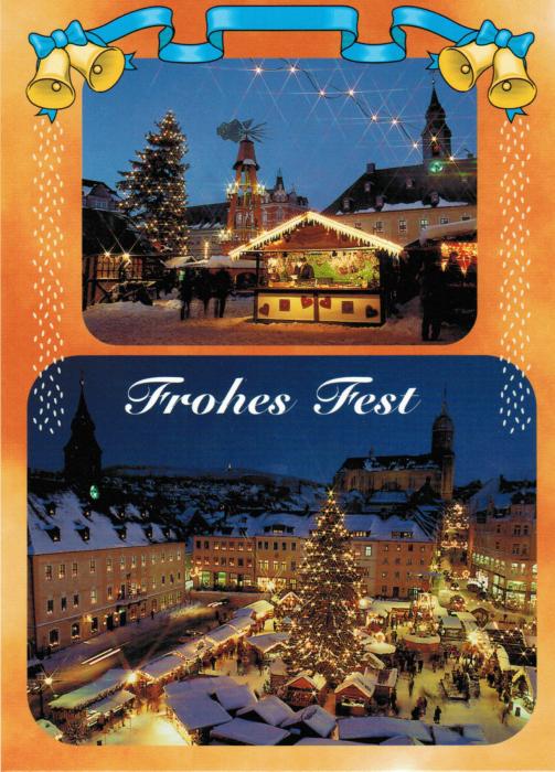 Grußkarte "Annaberger Weihnachtsmarkt"
