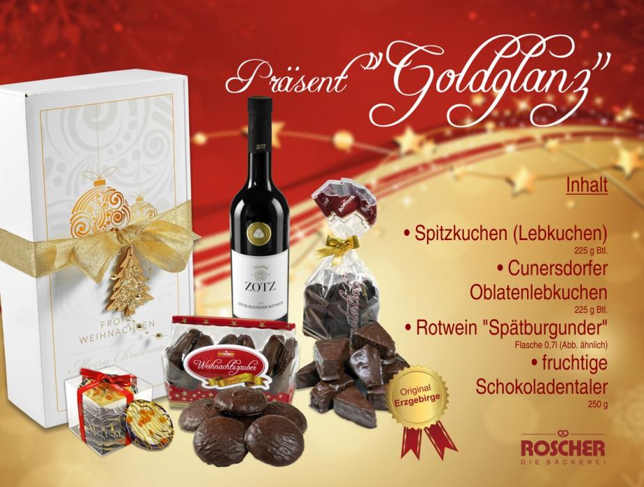 Geschenkpaket "Goldglanz"